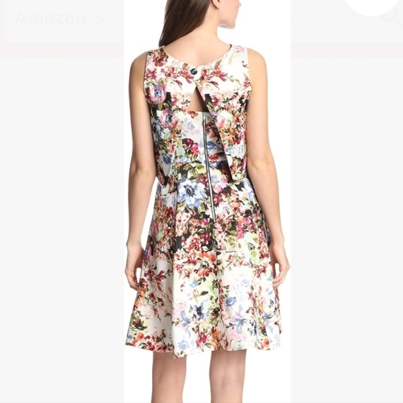 Gabby Skye Floral Watercolor Two Peice Dress Size 6 New Without Tags - Picture 2 of 9